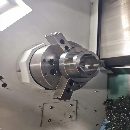 []刚刚拿下一台9.9成新2025年斗山迪恩LYNX305数控车床、.